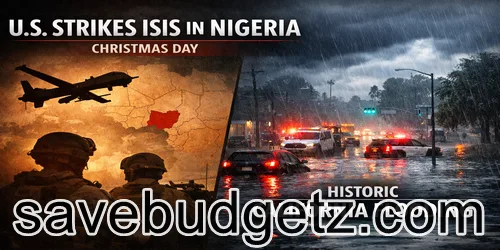 US Strikes ISIS in Nigeria on Christmas Day as California Faces Historic Flooding